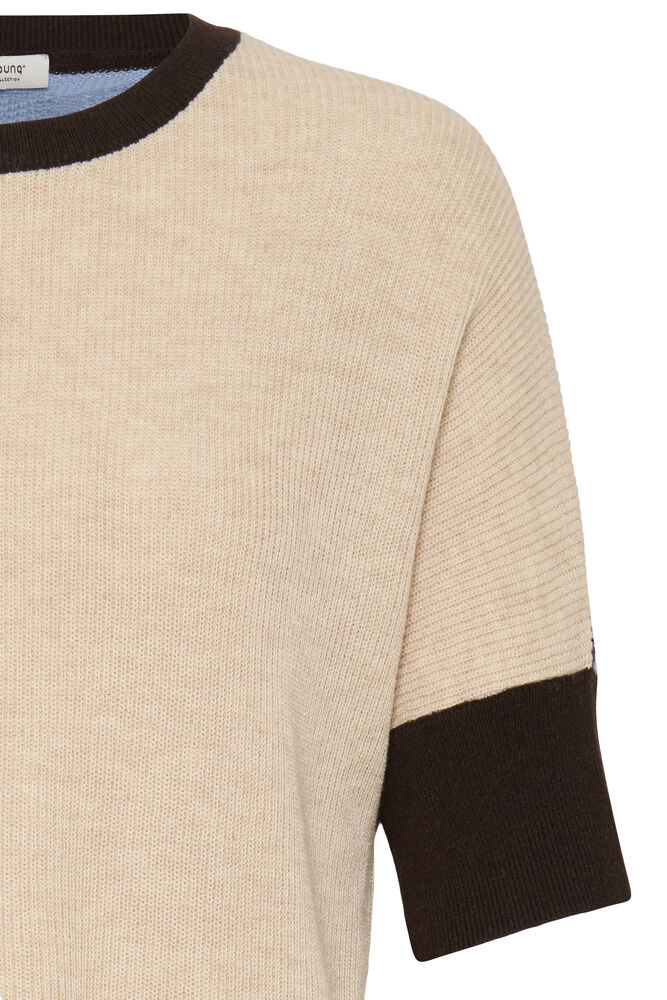 B. Young BYMINJA SL JUMPER HUMUS/JAVA MEL. STRIPE - OAK Fashion Noordwolde