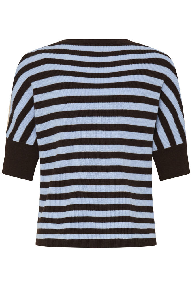 B. Young BYMINJA SL JUMPER HUMUS/JAVA MEL. STRIPE - OAK Fashion Noordwolde