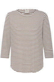 Fransa Top Jade Bruin - OAK Fashion Noordwolde