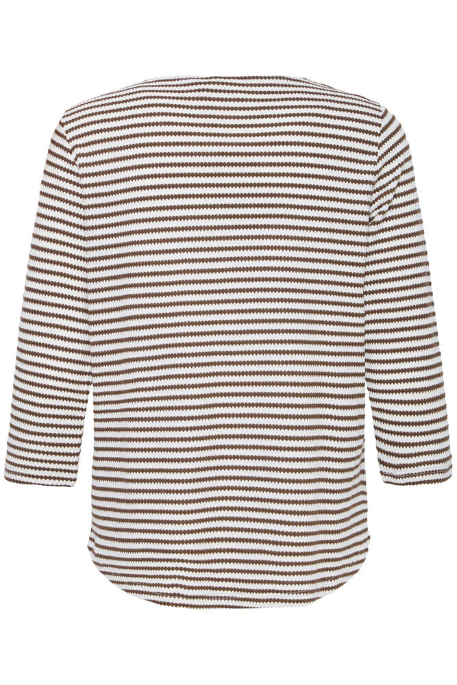 Fransa Top Jade Bruin - OAK Fashion Noordwolde