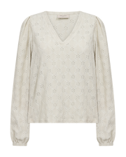 Freequent Blouse Eskiona ecru - OAK Fashion Noordwolde