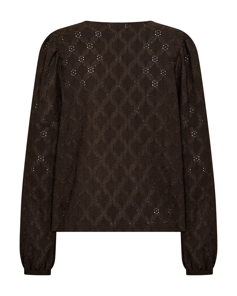 Freequent Blouse Eskiona Bruin - OAK Fashion Noordwolde