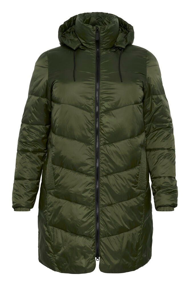 Kaffe Curve Coat Susanna Groen - OAK Fashion Noordwolde