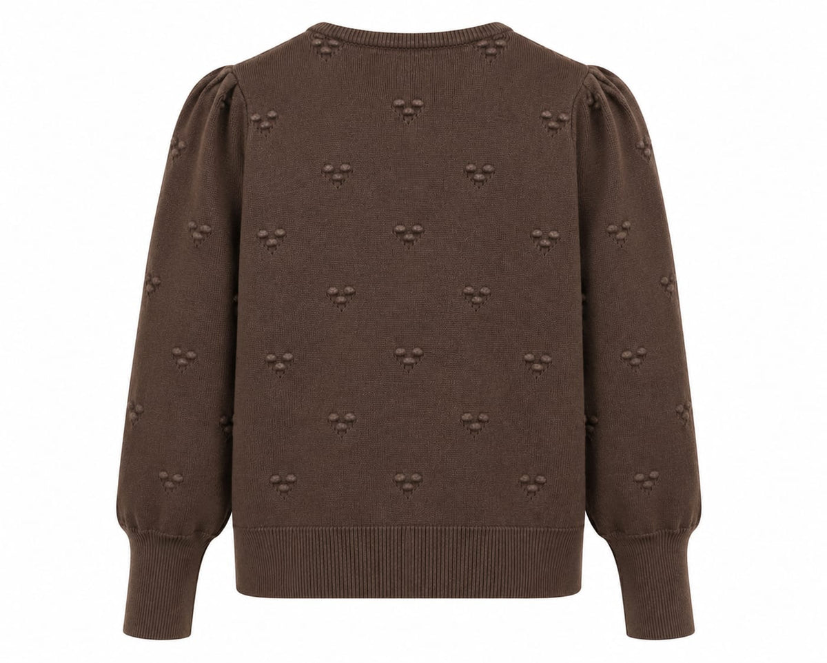 B. Young BYMANINA STRUCTURE CARDIGAN Java Melange - OAK Fashion Noordwolde