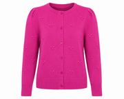 B. Young BYMANINA STRUCTURE CARDIGAN Festival Fuchsia Melange - OAK Fashion Noordwolde