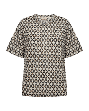 Freequent T-shirt Grseburn Zwart - OAK Fashion Noordwolde