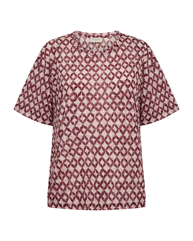 Freequent T-shirt Grseburn Rood - OAK Fashion Noordwolde