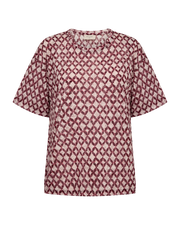 Freequent T-shirt Grseburn Rood - OAK Fashion Noordwolde
