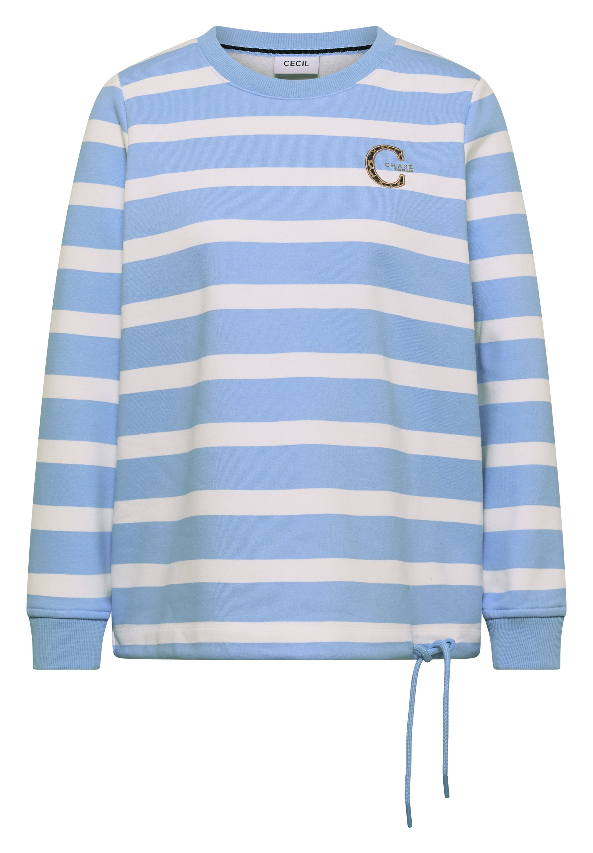 Cecil Sweatshirt Striped Blauw - OAK Fashion Noordwolde