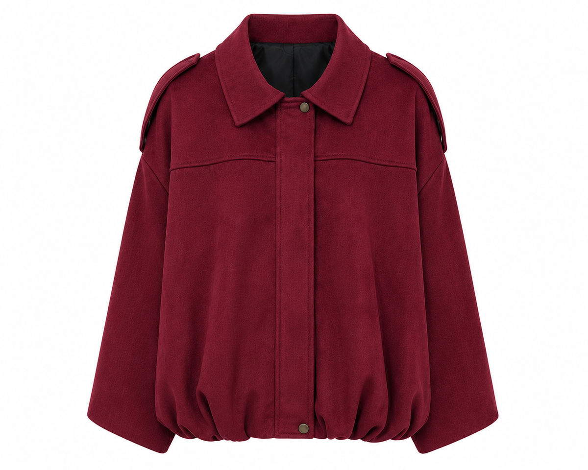 Oak Bomber Kiki Rood - OAK Fashion Noordwolde