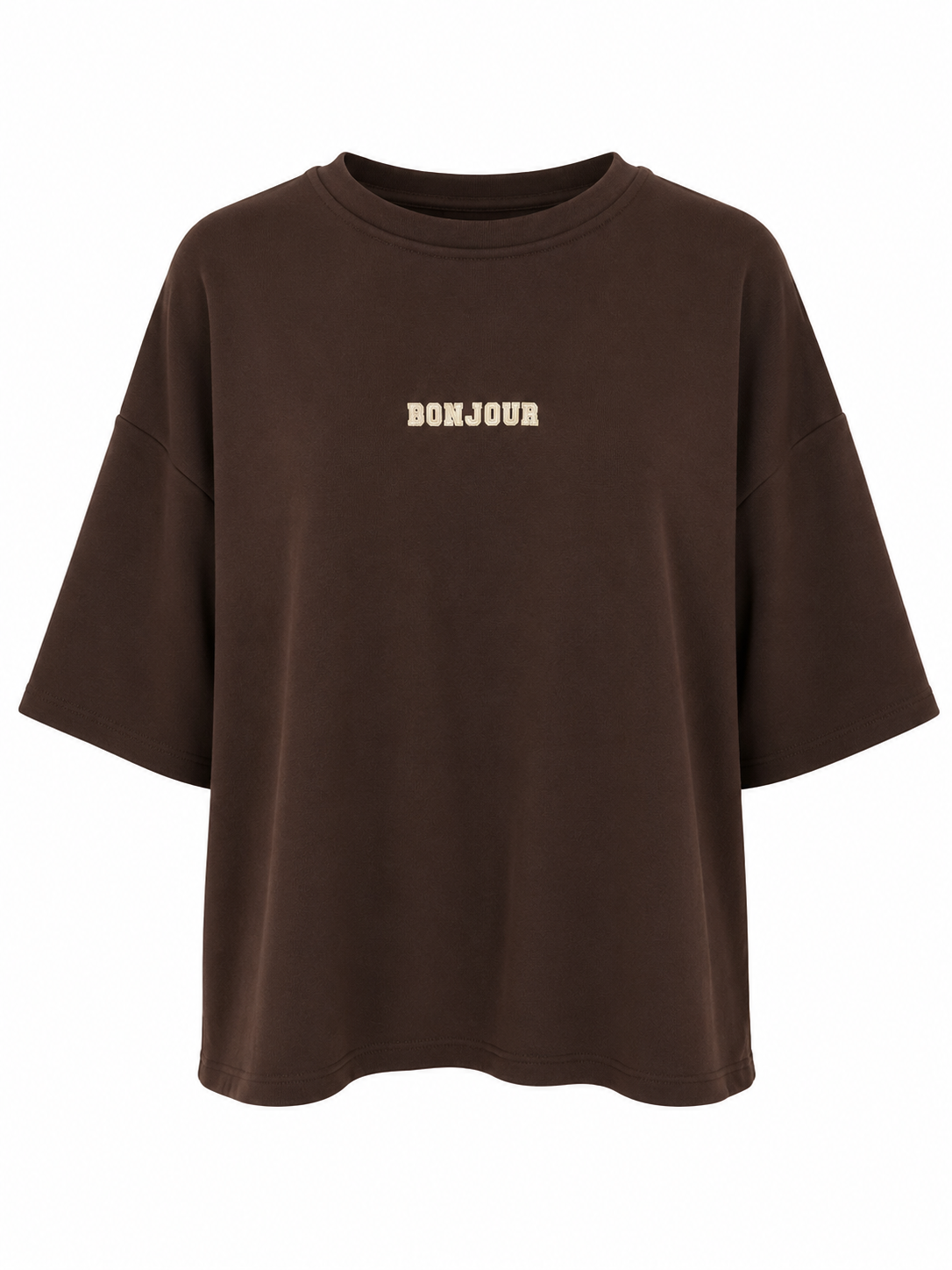 Top bonjour Bruin - OAK Fashion Noordwolde