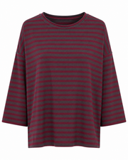 Top streep Rood - OAK Fashion Noordwolde