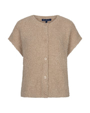 Red Button Red Button Sleeveless knit boucle Latte - OAK Fashion Noordwolde