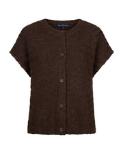 Red Button Red Button Sleeveless knit boucle Espresso - OAK Fashion Noordwolde