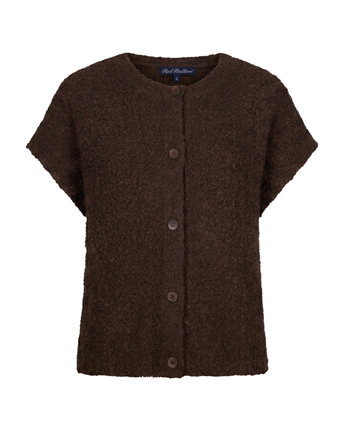 Red Button Red Button Sleeveless knit boucle Espresso - OAK Fashion Noordwolde