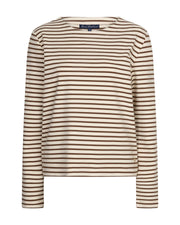 Red Button Terry stripe creme/praline - OAK Fashion Noordwolde