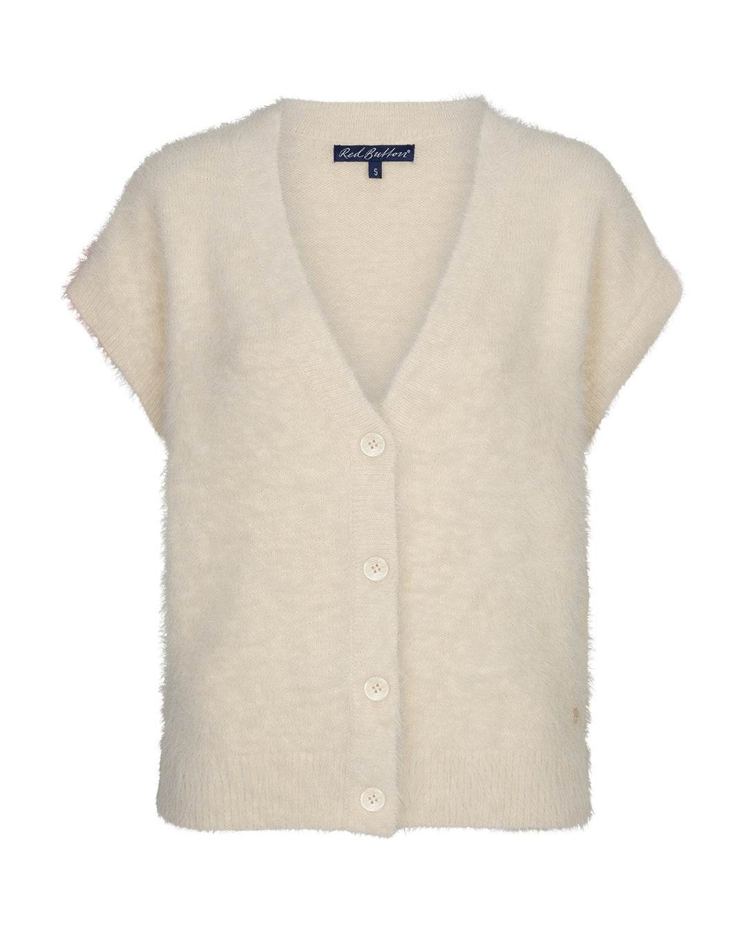Red Button Red Button Sleeveless fuzzy Cream - OAK Fashion Noordwolde