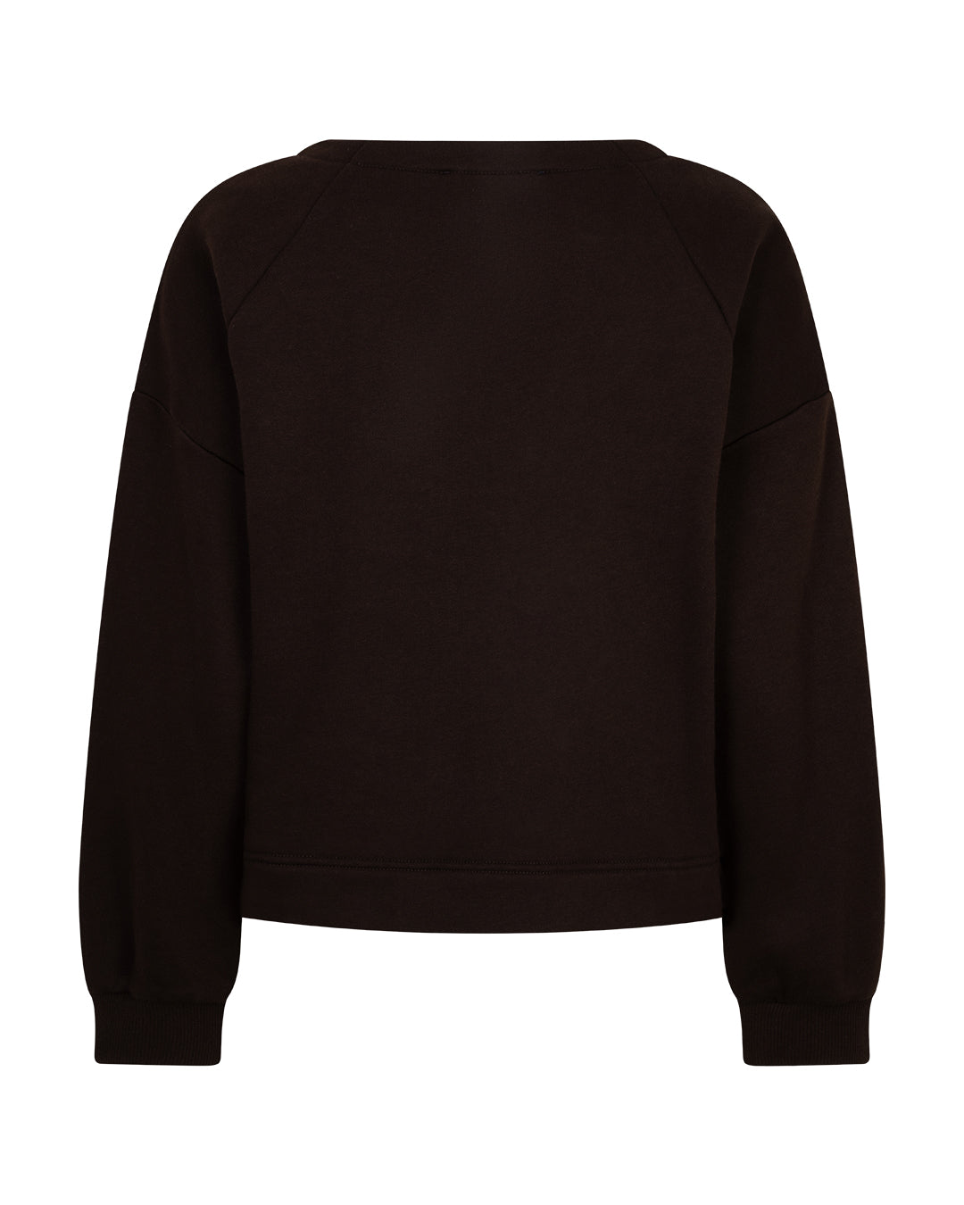 Red Button Red Button Terry sweater chestprint Espresso - OAK Fashion Noordwolde