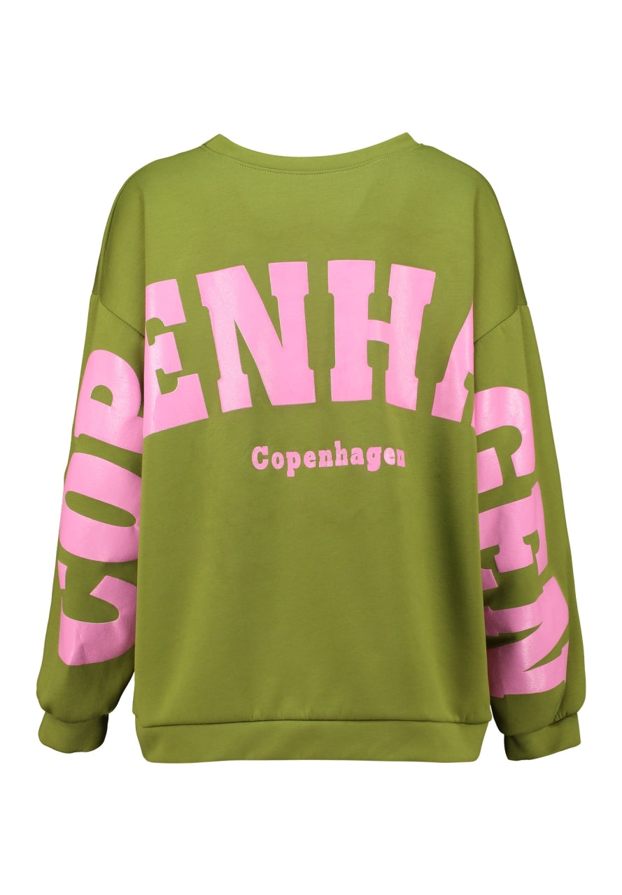 Haily's Sweater Marma Groen - OAK Fashion Noordwolde