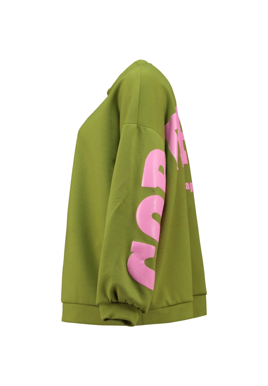 Haily's Sweater Marma Groen - OAK Fashion Noordwolde