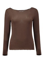 Zabiaone Top Kirini Bruin - OAK Fashion Noordwolde