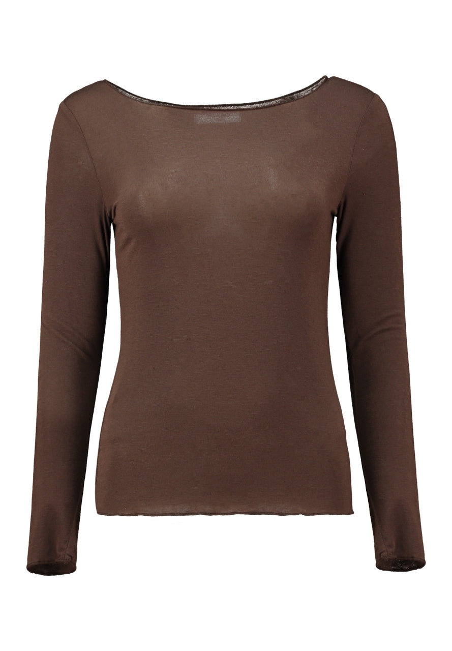 Zabiaone Top Kirini Bruin - OAK Fashion Noordwolde