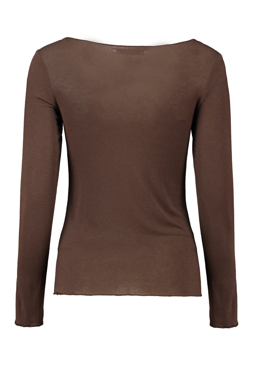 Zabiaone Top Kirini Bruin - OAK Fashion Noordwolde