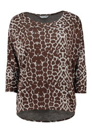 Zabiaone Top Leonie Bruin - OAK Fashion Noordwolde