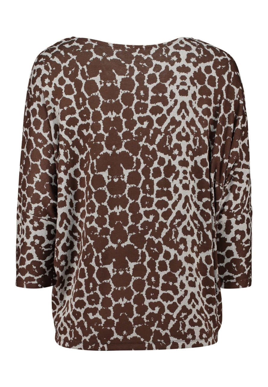 Zabiaone Top Leonie Bruin - OAK Fashion Noordwolde