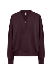 Soya Concept Sweater Banu CHOCOLATE PLUM - OAK Fashion Noordwolde