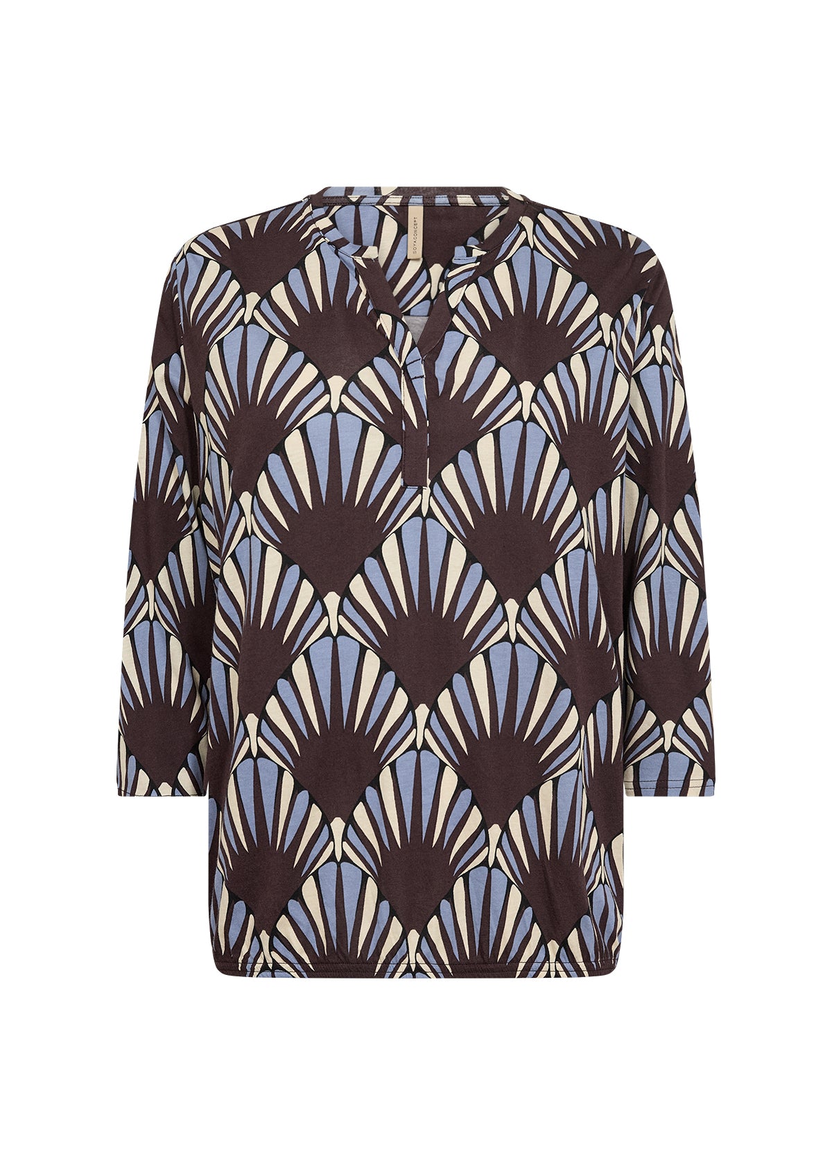 Soya Concept Top Felicity CHOCOLATE PLUM - OAK Fashion Noordwolde