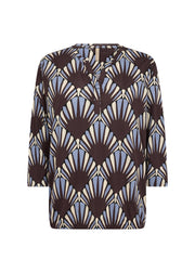 Soya Concept Top Felicity CHOCOLATE PLUM - OAK Fashion Noordwolde