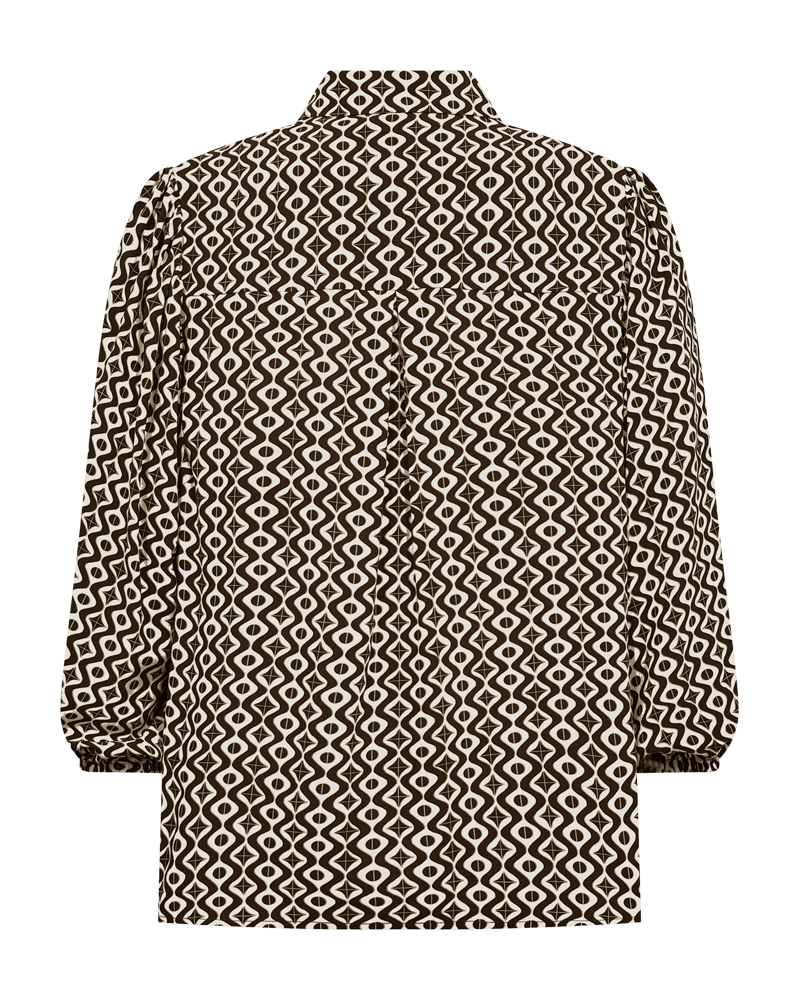 Freequent Blouse Adney Bruin - OAK Fashion Noordwolde