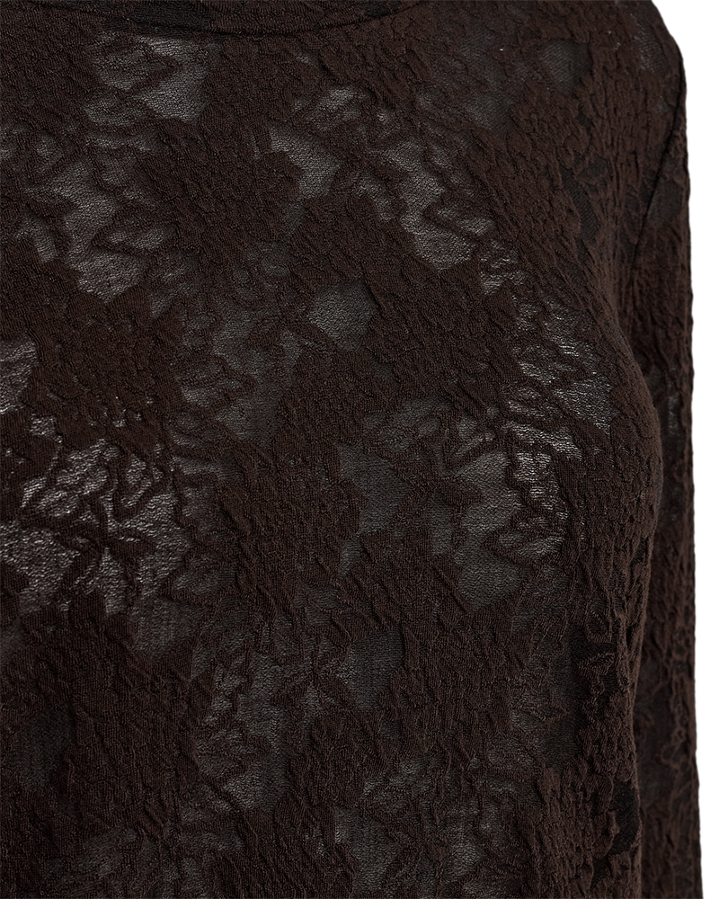 Freequent Blouse Sevia Bruin - OAK Fashion Noordwolde