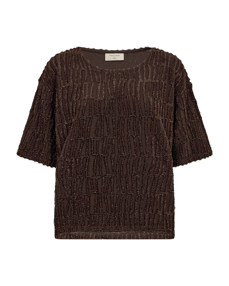 Freequent Blouse Marisol Bruin - OAK Fashion Noordwolde