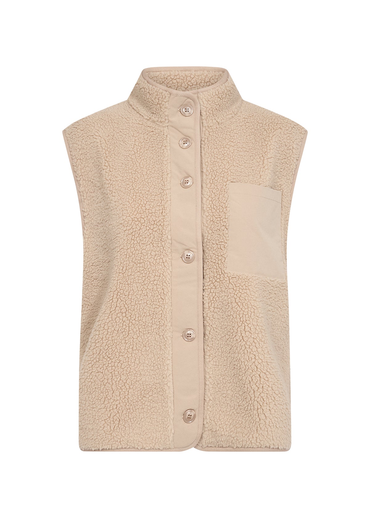 Soya Concept Gilet Onyx sand - OAK Fashion Noordwolde