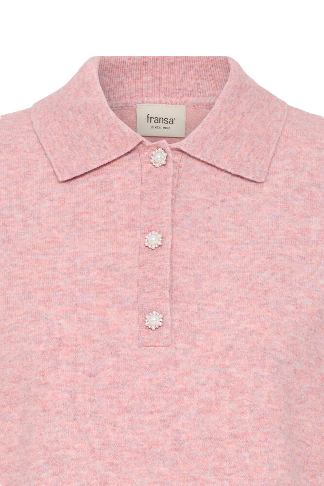 Fransa FRSUZETTE PU 1 Silver Pink Melange - OAK Fashion Noordwolde