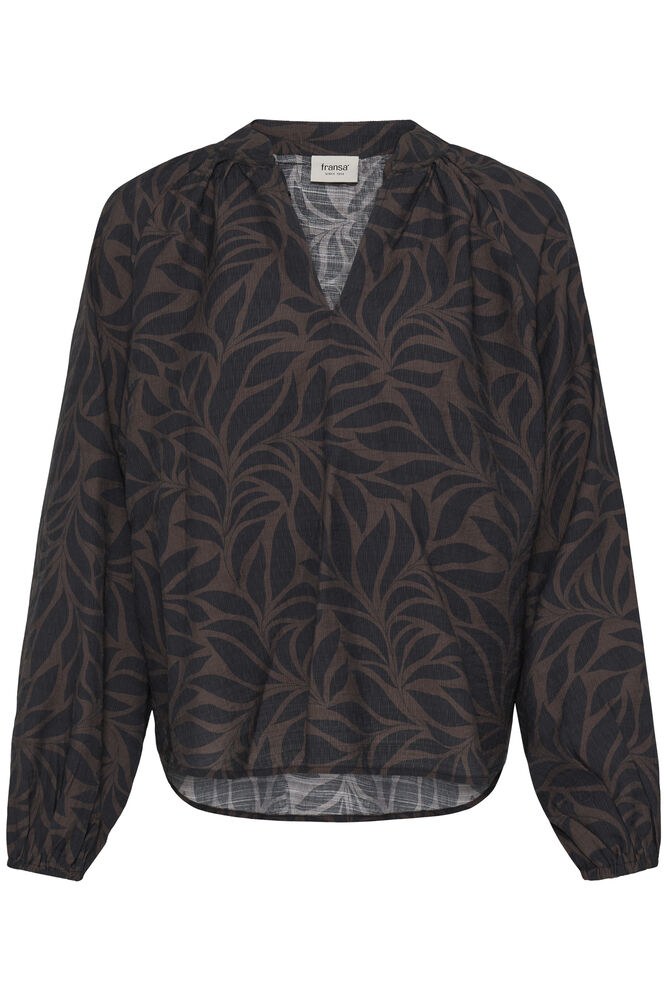 Fransa Blouse Ariana Bruin - OAK Fashion Noordwolde