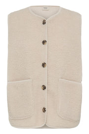 Fransa Gilet Tenya sand - OAK Fashion Noordwolde