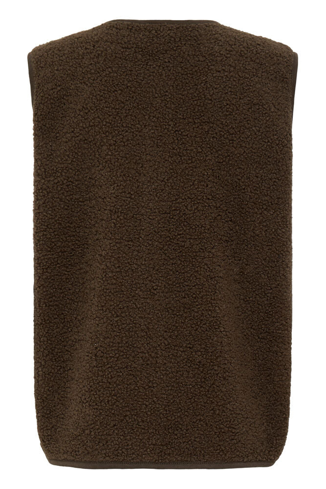 Fransa Gilet Tenya Fudge - OAK Fashion Noordwolde