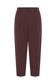Kaffe KAsakura Cropped Pants Fudge - OAK Fashion Noordwolde