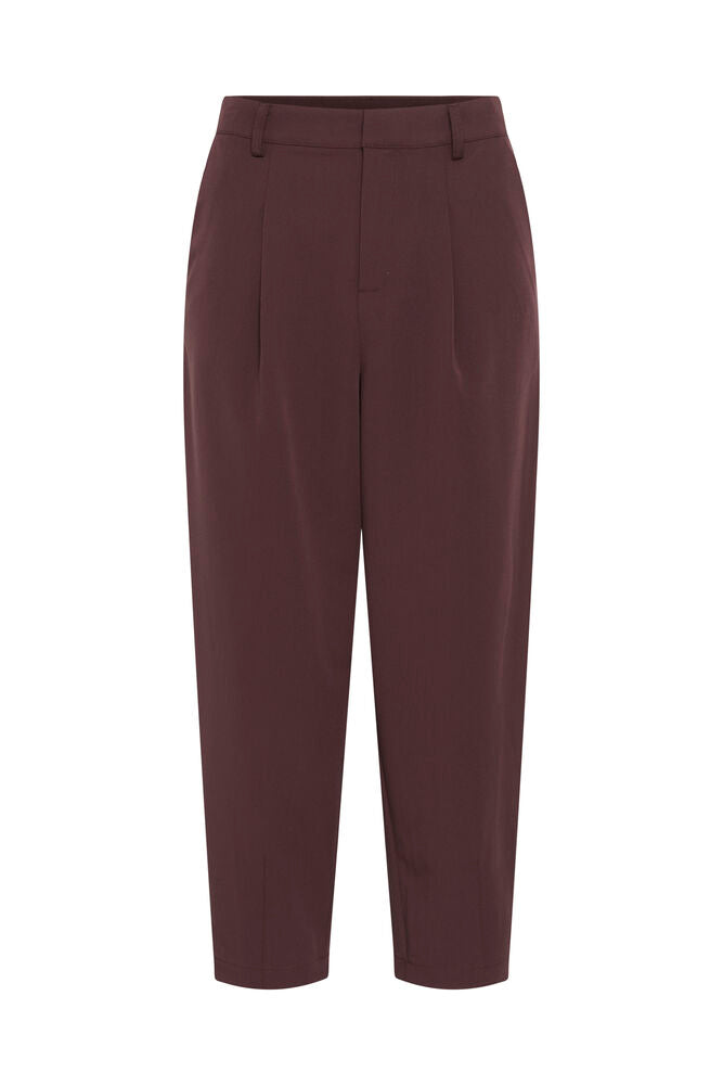 Kaffe KAsakura Cropped Pants Fudge - OAK Fashion Noordwolde