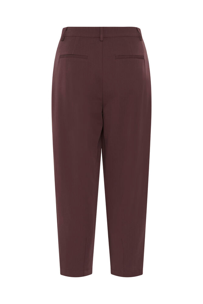 Kaffe KAsakura Cropped Pants Fudge - OAK Fashion Noordwolde