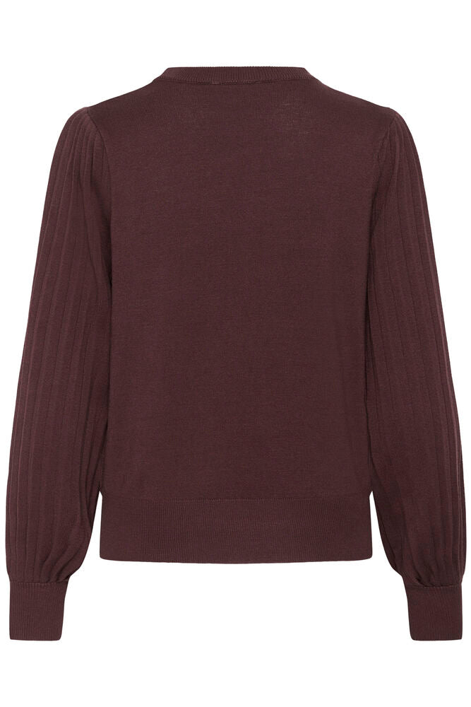 Kaffe KAlone Knit Pullover Fudge - OAK Fashion Noordwolde