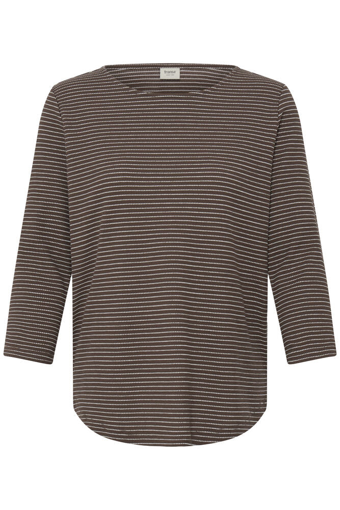 Fransa FRJorelia Tee Bruin - OAK Fashion Noordwolde
