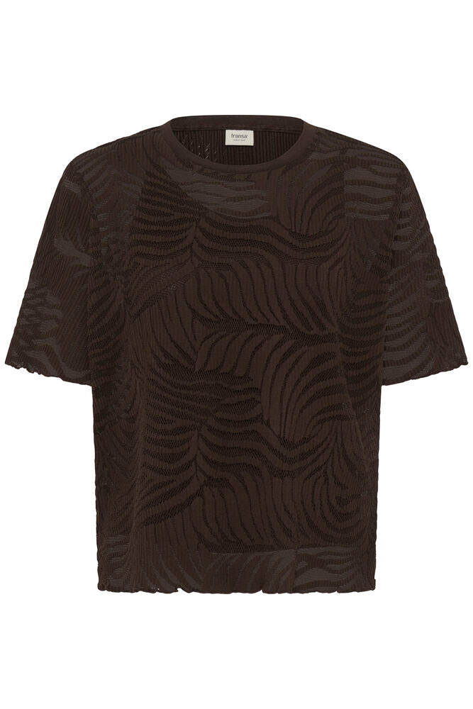 Fransa FRJUNELIE TEE 1 Hot Fudge - OAK Fashion Noordwolde