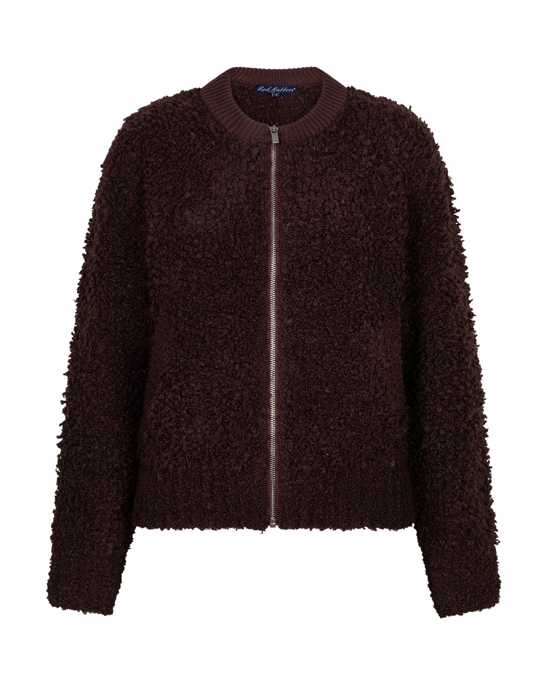 Red Button Red Button Bomber knit boucle burgundy - OAK Fashion Noordwolde