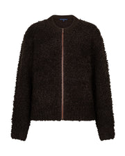 Red Button Red Button Bomber knit boucle Espresso - OAK Fashion Noordwolde