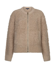 Red Button Red Button Bomber knit boucle Latte - OAK Fashion Noordwolde