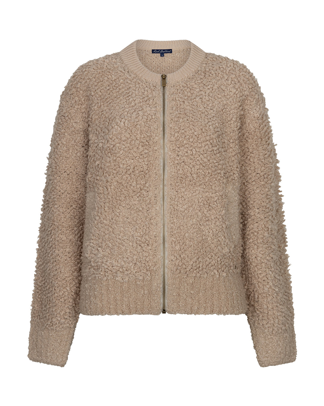 Red Button Red Button Bomber knit boucle Latte - OAK Fashion Noordwolde